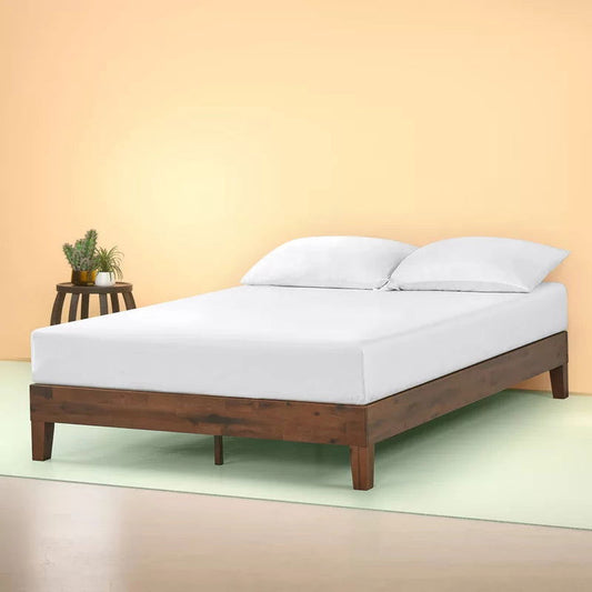 Solid Wood Low Profile Platform Bed