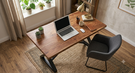 Vanshree Iron & Sheesham Wood Breathtaking Study and Computer Table