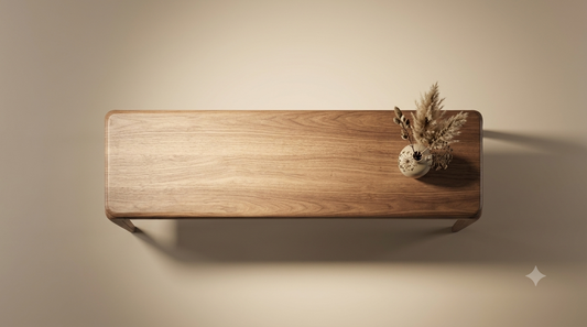 Solid Wood End Table
