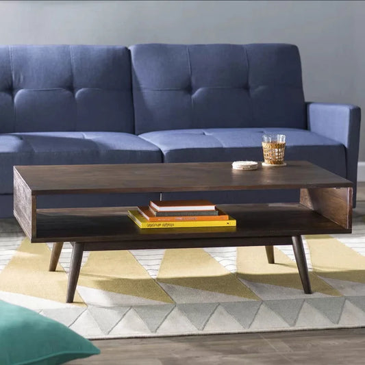Orbicular Solid Wood Simplistic Coffee Table