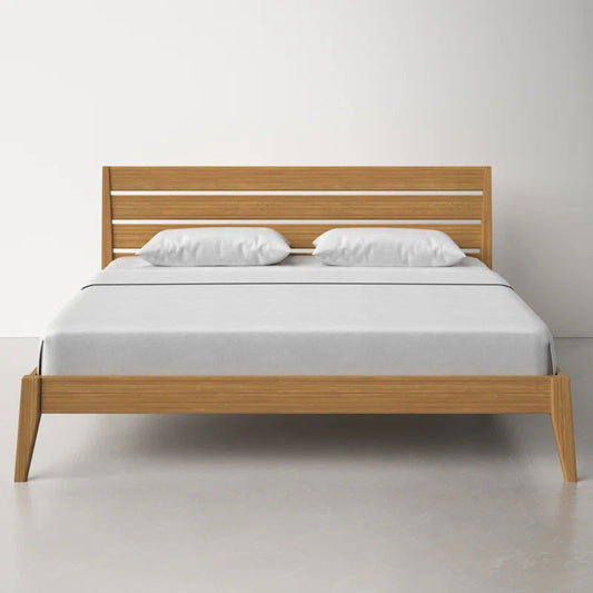 Vanshree Premium Solid Oak Wood Bed