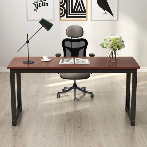Vanshree White Wooden Study and Computer Table, Table for Home & Office, Multipurpose Table