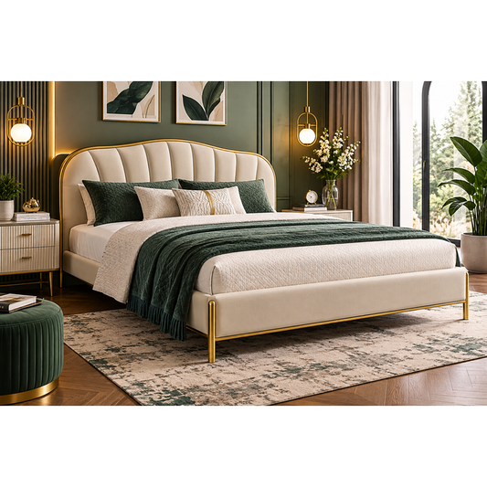 NightCraft Modern Royal Upholstered Bed