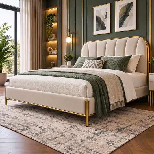 NightCraft Modern Royal Upholstered Bed