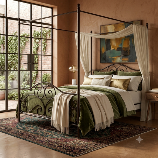 Solid Wood Low Profile Platform Bed
