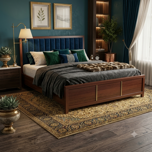 WoodCraft Classic Storage Bed with 5 Drawers