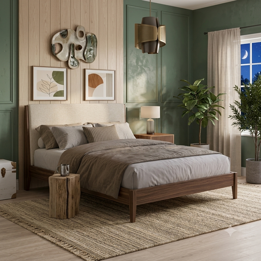Solid Wood Designer Maharaja Bed For Bedroom