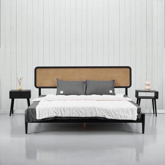Vanshree Solid Sheesham Wood Bed Frame