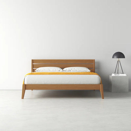 Vanshree Premium Solid Oak Wood Bed